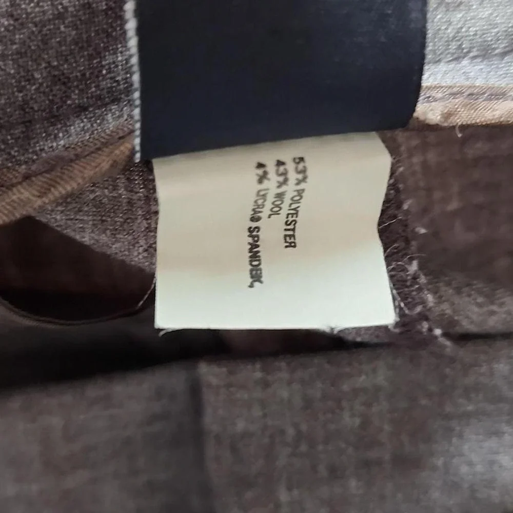Vintage Y2K Gap Wool Blend‎ Gray Trousers Women's Size 4A